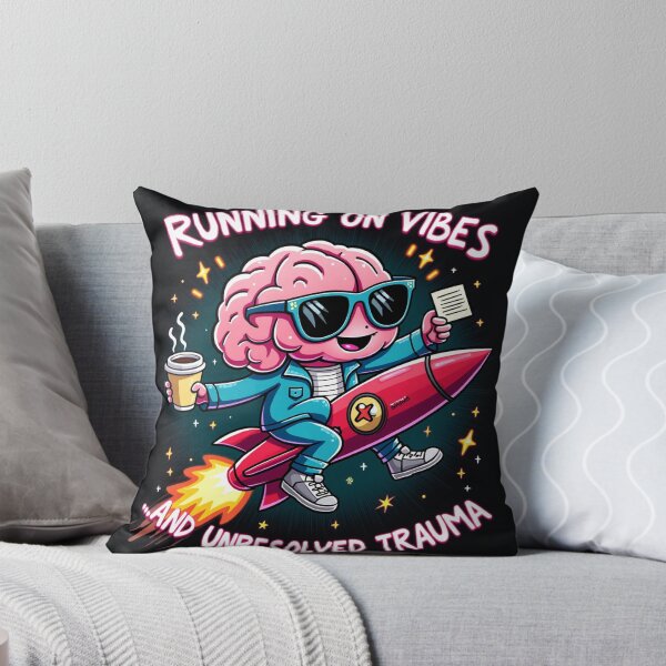 Item preview, Running on Vibes and Unresolved Trauma Mental Health designed and sold by JJBCs.