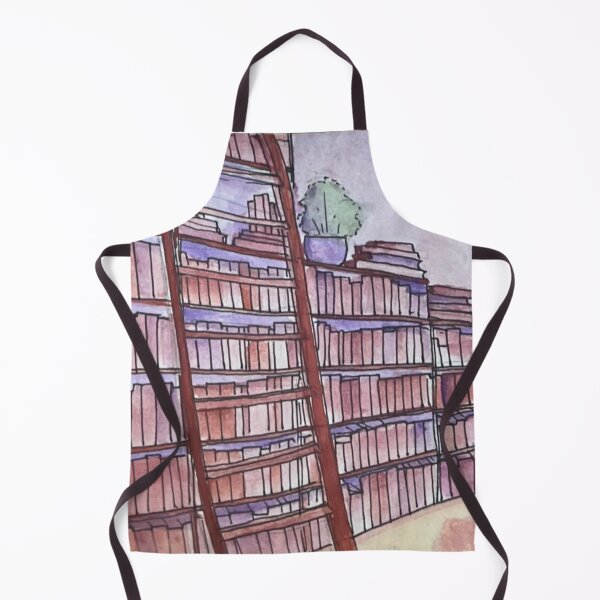 Item preview, Cozy Library Watercolor designed and sold by reese dawson art.