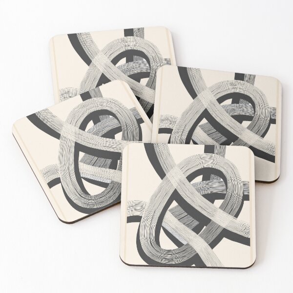 Item preview, Interwoven Lines Abstract Art 1 designed and sold by Branka Kodzoman.