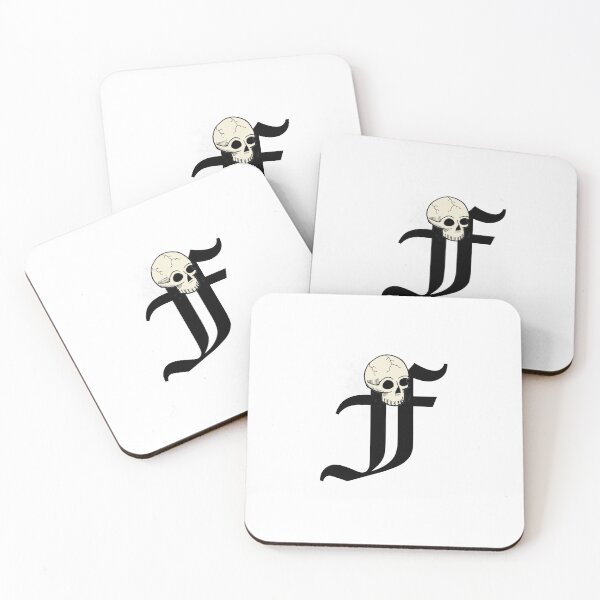 Item preview, Old English "F" Lettering with Skull designed and sold by DanielPowers.