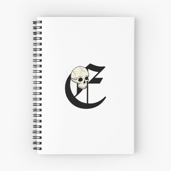 Item preview, Old English "E" Lettering with Skull designed and sold by DanielPowers.