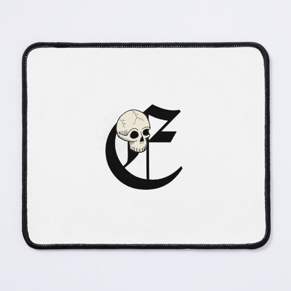 Item preview, Old English "E" Lettering with Skull designed and sold by DanielPowers.