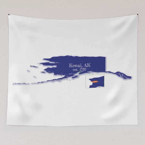 Item preview, Kenai, AK [Blue] designed and sold by PhilbonianDezin.
