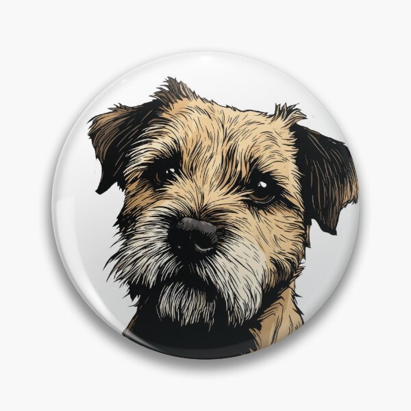 Item preview, Border Terrier Dog Illustration designed and sold by whyitsme.