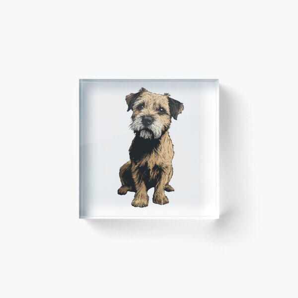 Item preview, Border Terrier Dog Illustration designed and sold by whyitsme.