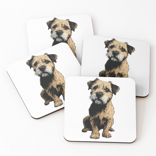 Item preview, Border Terrier Dog Illustration designed and sold by whyitsme.