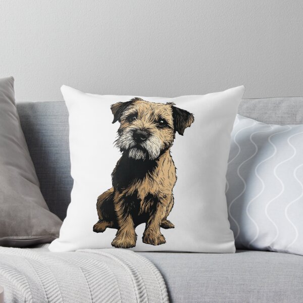Item preview, Border Terrier Dog Illustration designed and sold by whyitsme.