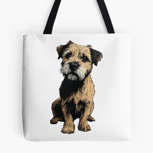 Item preview, Border Terrier Dog Illustration designed and sold by whyitsme.