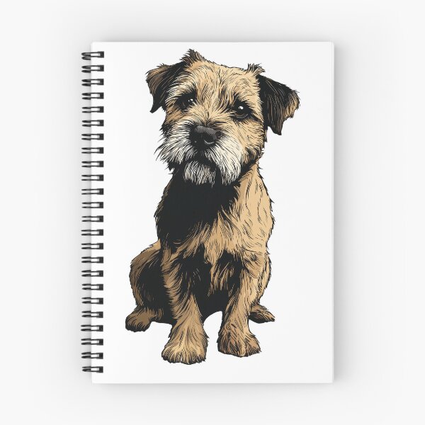 Item preview, Border Terrier Dog Illustration designed and sold by whyitsme.