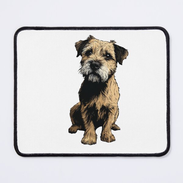 Item preview, Border Terrier Dog Illustration designed and sold by whyitsme.