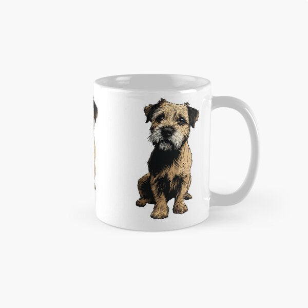 Item preview, Border Terrier Dog Illustration designed and sold by whyitsme.