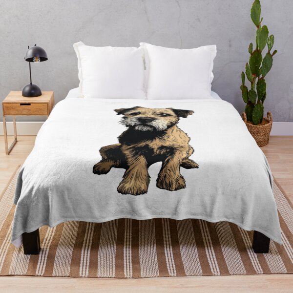 Item preview, Border Terrier Dog Illustration designed and sold by whyitsme.