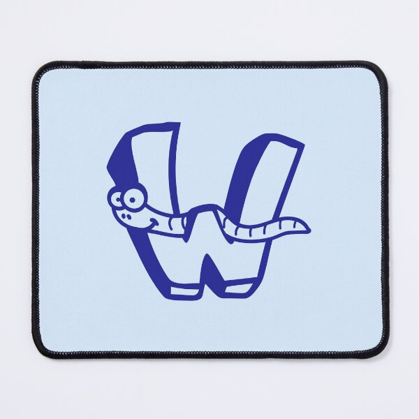 Item preview, Worm Letter W Funny First Word ABC Name Comic designed and sold by shirt-o-mat.