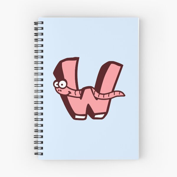 Item preview, Worm Letter W Funny First Word ABC Name Comic designed and sold by shirt-o-mat.