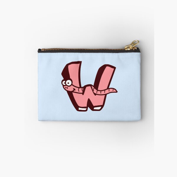 Item preview, Worm Letter W Funny First Word ABC Name Comic designed and sold by shirt-o-mat.