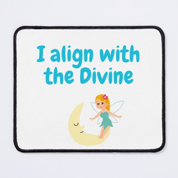 Item preview, I align with the Divine - Spiritual Quote Shirt / Sticker designed and sold by Spiritual Connection.