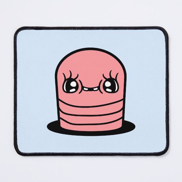 Item preview, Worm Ground Hole Cute Happy Wormhole Laugh Smile designed and sold by shirt-o-mat.