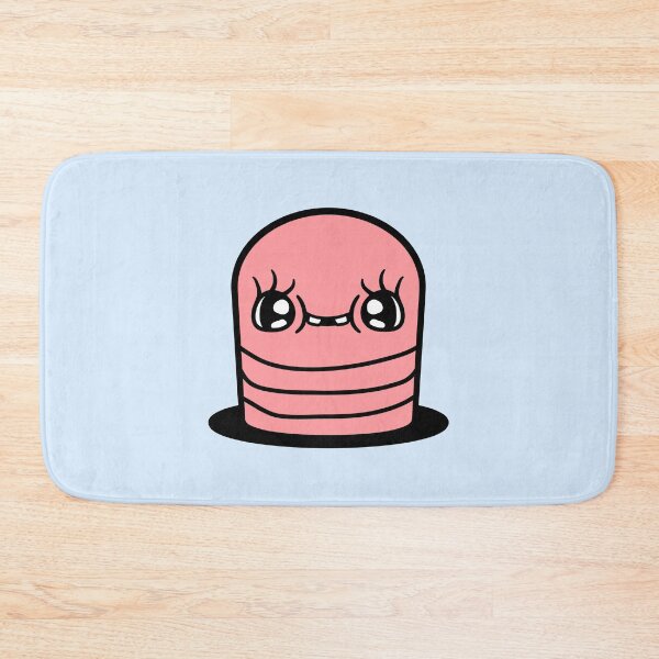Item preview, Worm Ground Hole Cute Happy Wormhole Laugh Smile designed and sold by shirt-o-mat.