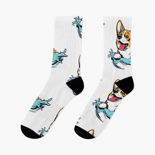 Item preview, A dog, Corgi, swimming designed and sold by DOG DESIGN.
