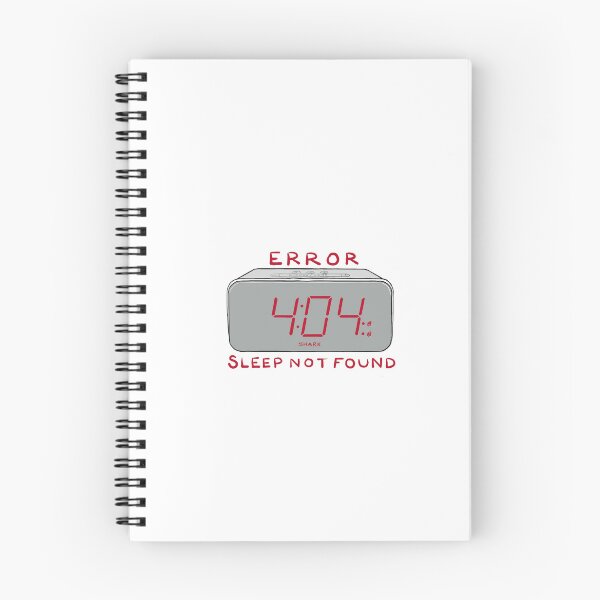 Item preview, Error 404 sleep not found designed and sold by fatbird-art.