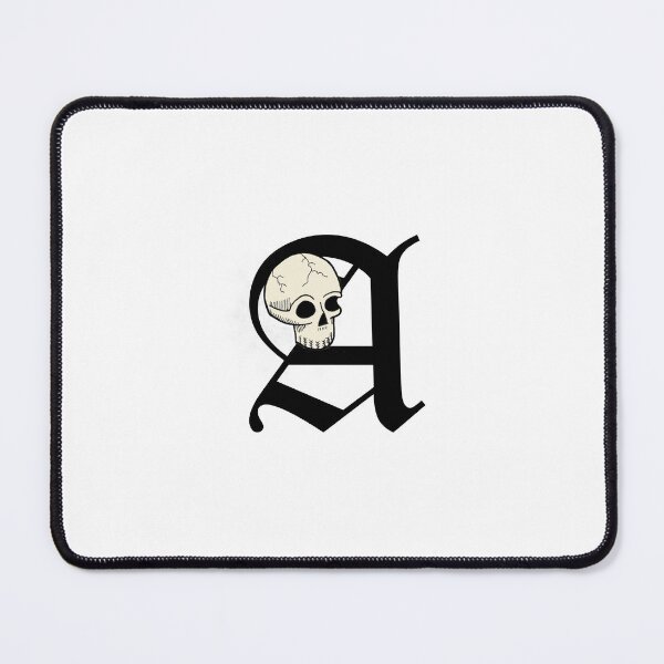 Item preview, Old English "A" Lettering with Skull designed and sold by DanielPowers.