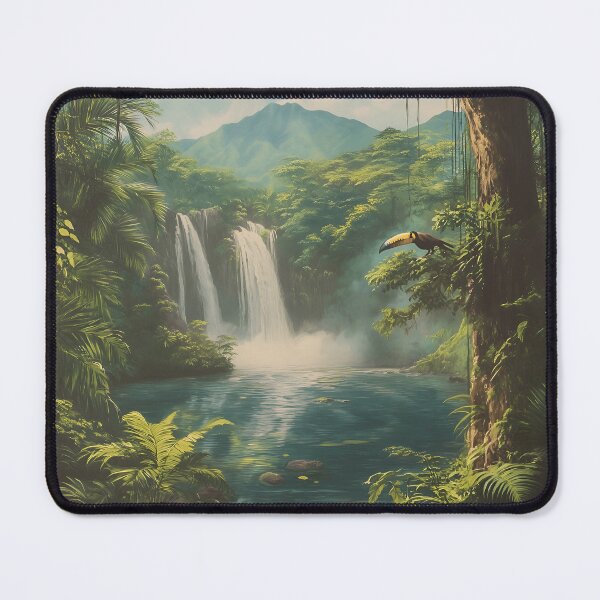 Item preview, Costa Rica 1950's Style Postcard Illustration designed and sold by DaffysDesignBox.