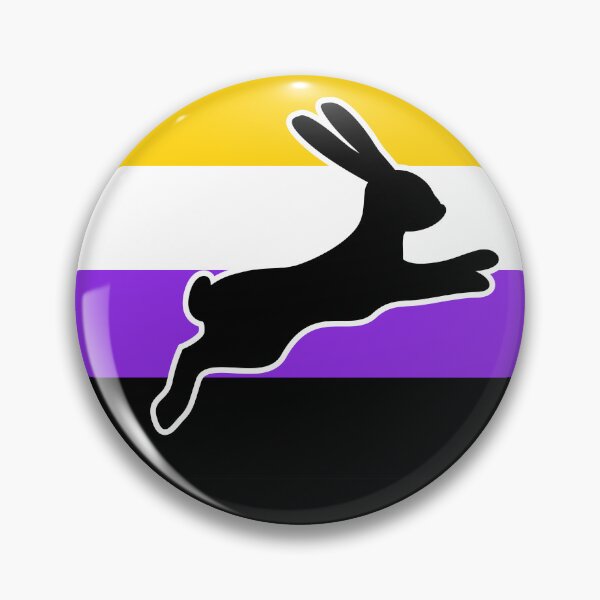 Item preview, Non-binary Flag Color Block - Rabbit  designed and sold by Proud-Rabbit.