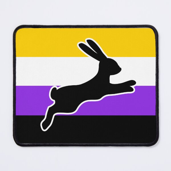 Item preview, Non-binary Flag Color Block - Rabbit  designed and sold by Proud-Rabbit.