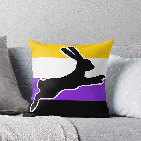 Item preview, Non-binary Flag Color Block - Rabbit  designed and sold by Proud-Rabbit.