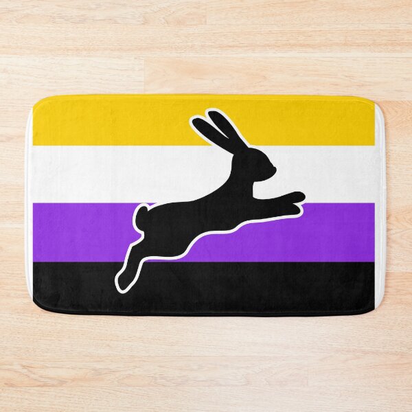 Item preview, Non-binary Flag Color Block - Rabbit  designed and sold by Proud-Rabbit.