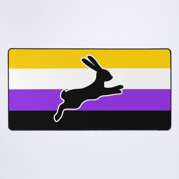 Item preview, Non-binary Flag Color Block - Rabbit  designed and sold by Proud-Rabbit.