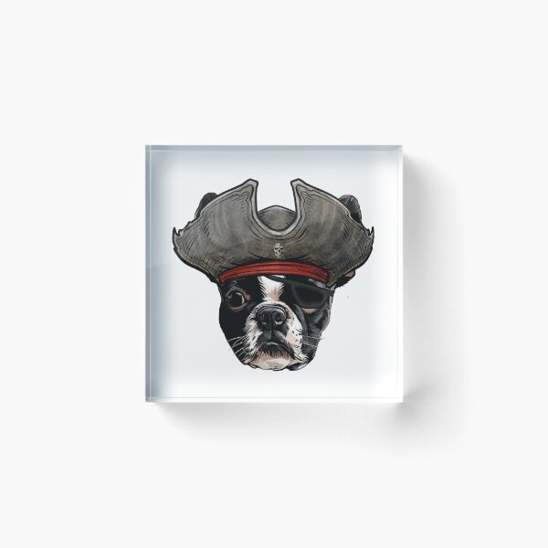 Item preview, Boston Terrier Pirate designed and sold by whyitsme.
