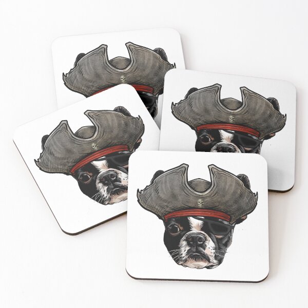 Item preview, Boston Terrier Pirate designed and sold by whyitsme.