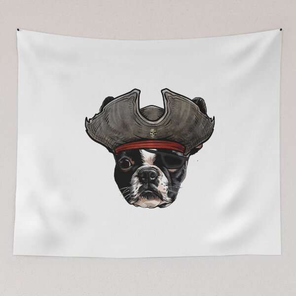 Item preview, Boston Terrier Pirate designed and sold by whyitsme.