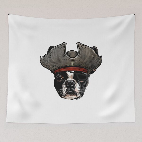 Item preview, Boston Terrier Pirate designed and sold by whyitsme.