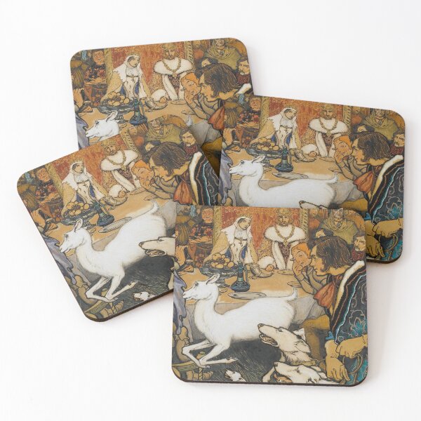Item preview, King Arthur's Wedding Feast - Arthur Rackham designed and sold by forgottenbeauty.