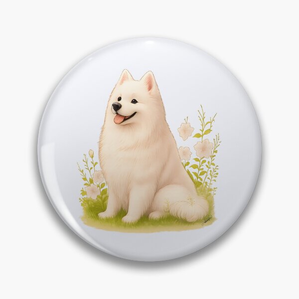 Item preview, Samoyed in the Garden designed and sold by DakotaPoppin.
