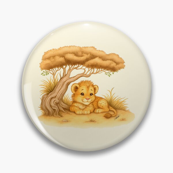 Item preview, Lion Cub Nap designed and sold by DakotaPoppin.