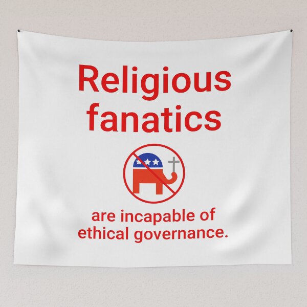 Item preview, Religious fanatics are incapable of ethical governance  designed and sold by Rachel the Artist .