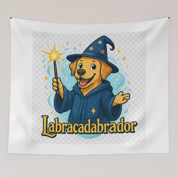 Item preview, The labracadabrador labrador mage wizard dog designed and sold by MeresClothing.