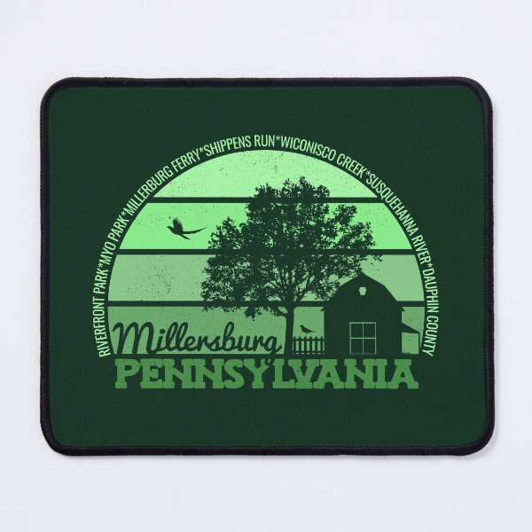 Item preview, Millersburg Pennsylvania Sunset Retro Vintage Local Pride Logo designed and sold by CRHPOD20.