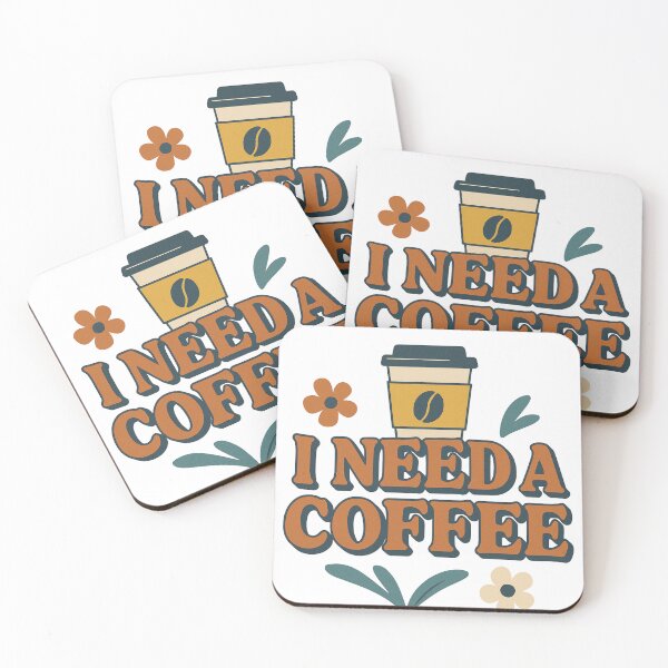 Item preview, I Need a Coffee | Funny Caffeine Quote Design for Coffee Lovers & Tired Minds designed and sold by Wear-Haus.