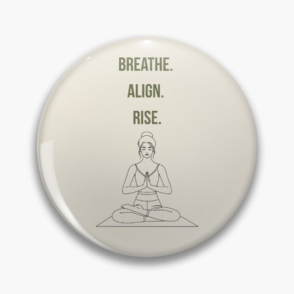 Item preview, Breathe Align Rise - Chakra Affirmation Yoga Shirt / Poster designed and sold by Spiritual Connection.