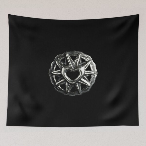 Item preview,  Dark Metal Love Star. Black heart and celtic star. designed and sold by NocturnDesign.