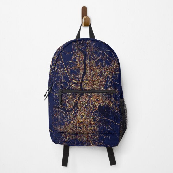 Item preview, Kolkata, West Bengal, India Map - City At Night designed and sold by deMAP.