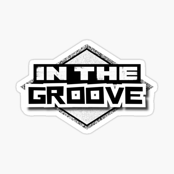 In the Groove (Zine Logo Edition) Sticker
