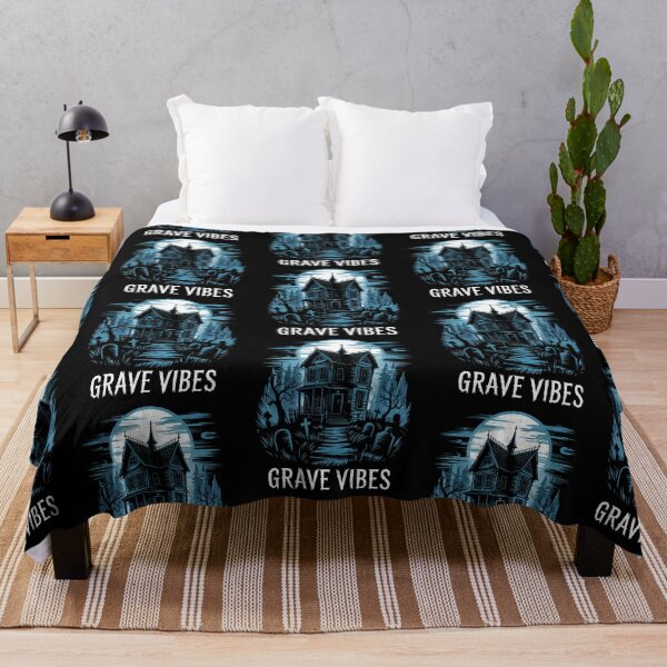 Item preview, Grave Vibes – Halloween Haunted House and Cemetery Scene designed and sold by Taans-Creation.