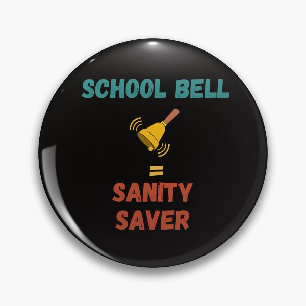 Item preview, Funny Teacher Design School Bell Relief designed and sold by Teacher Life: Real, Raw & Hilarious.