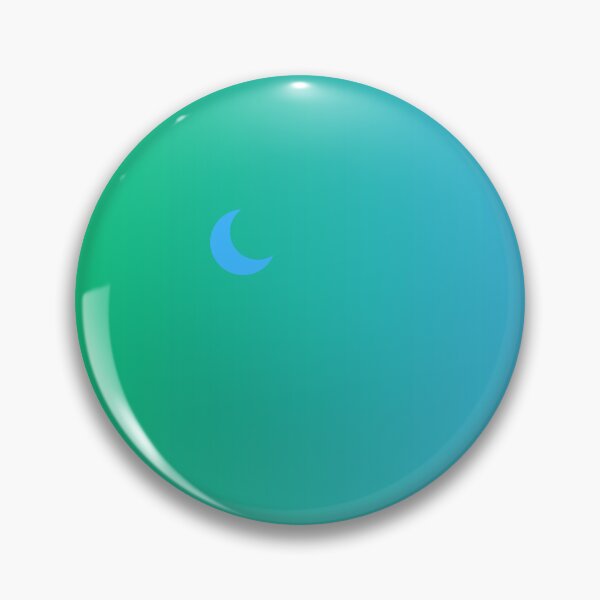 Item preview, Blended Blue Crescent Moon Green Gradient Sky designed and sold by ShaunSandhu.