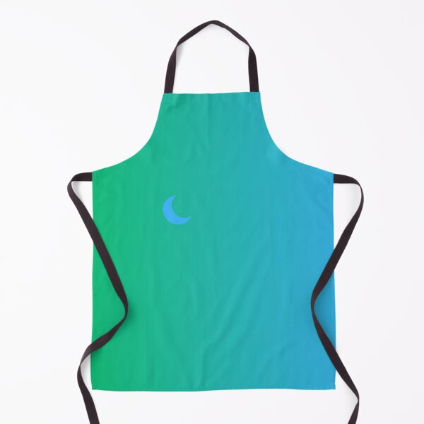 Item preview, Blended Blue Crescent Moon Green Gradient Sky designed and sold by ShaunSandhu.